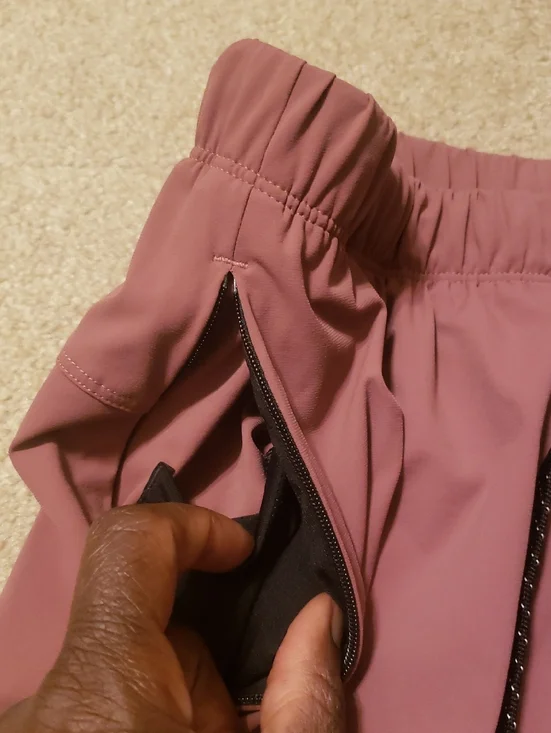 Fabletics Men's The One Dusty Rose Lineless Shorts - Picture 7 of 14